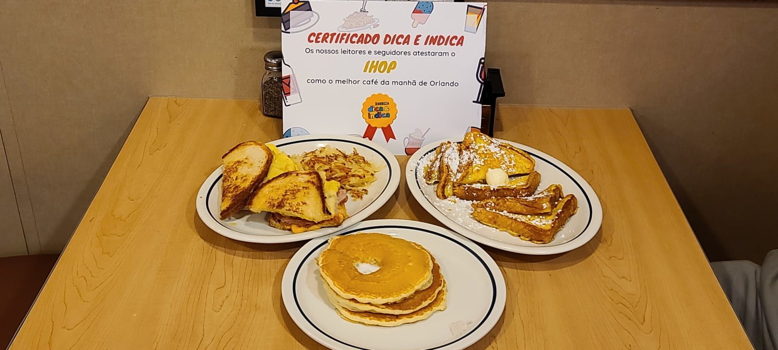 Melhor café da manhã de Orlando: Ihop – Eleição Dica e Indica